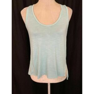 feel the piece Solid Light Blue V Neck Tank top